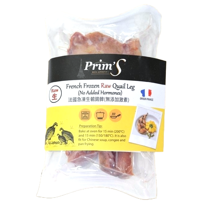 French Prim's Hormone-Free Quail Thighs (230g)