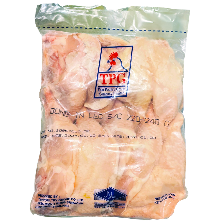 Thailand TPG Chicken Thigh Bone In Leg (2kg) - 1 pack