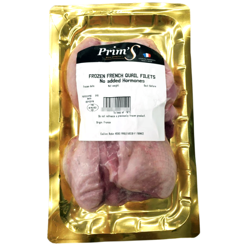 French Prim's Hormone-free Quail Tender Breast (180g)